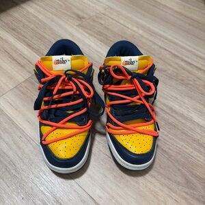 Nike X Off-White Dunk Low "University Gold" sneakers CT0856